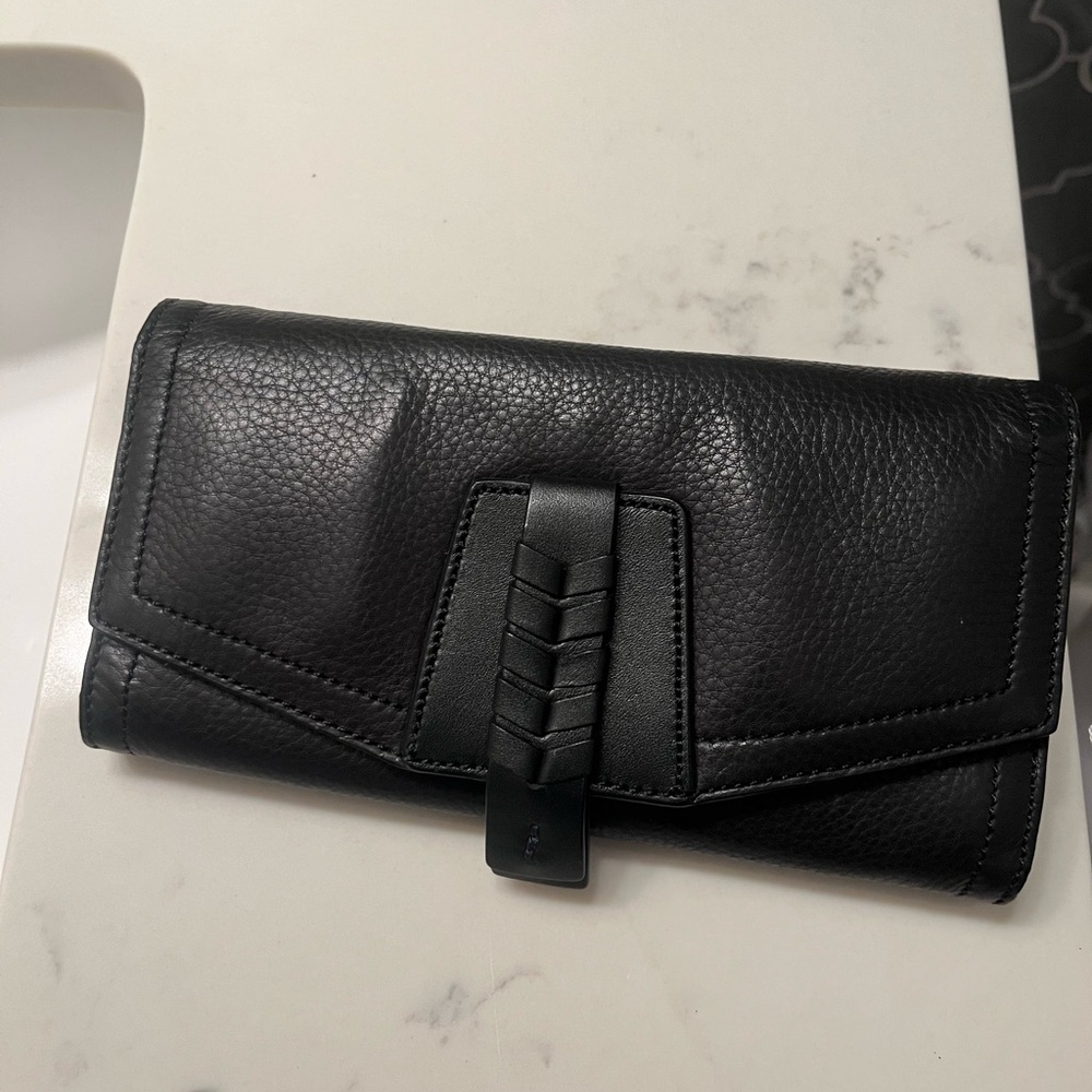 Cole Haan Black Leather Women's Clutch